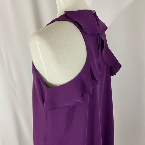 LOFT Purple Sleeveless Dress - Picture 2 of 6
